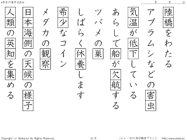 小学校4年生の漢字ドリル 5 読み P13 17 ジャッカ Jakka Jp